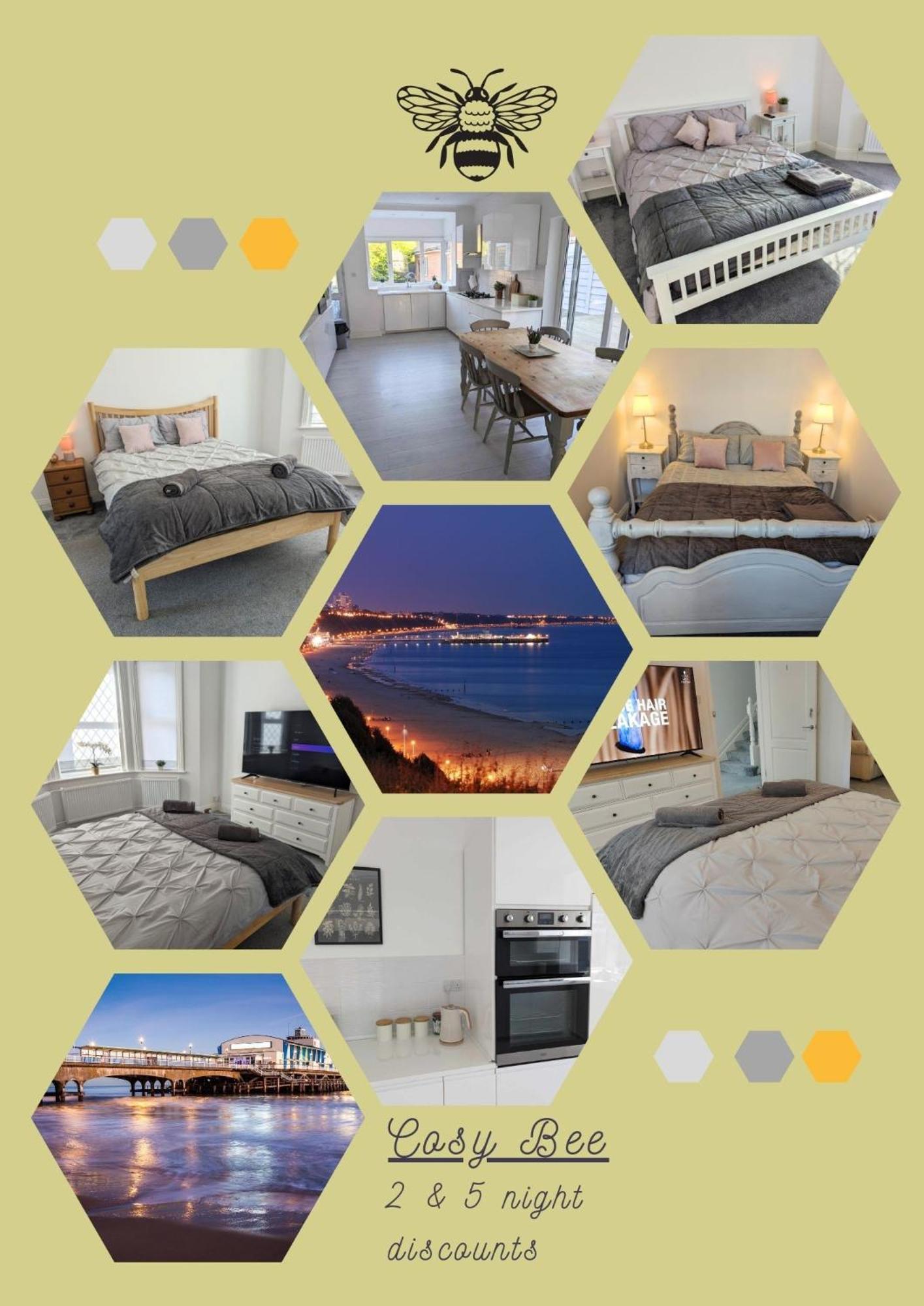 Cosy Bee And Apartment Bournemouth Exteriör bild
